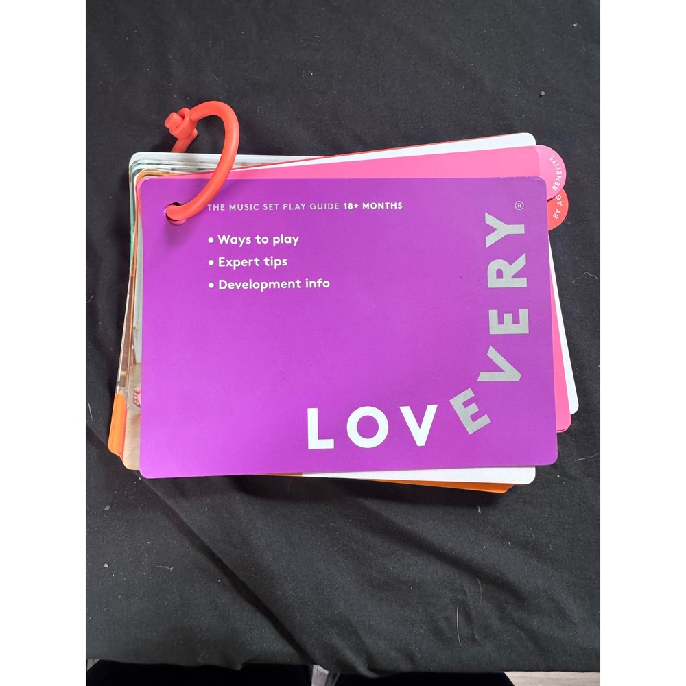 Lovevery The Music Set Play Guide 18+ Months Toddler Developmental Activity Book